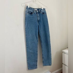 H&M mom fit jeans, size 2